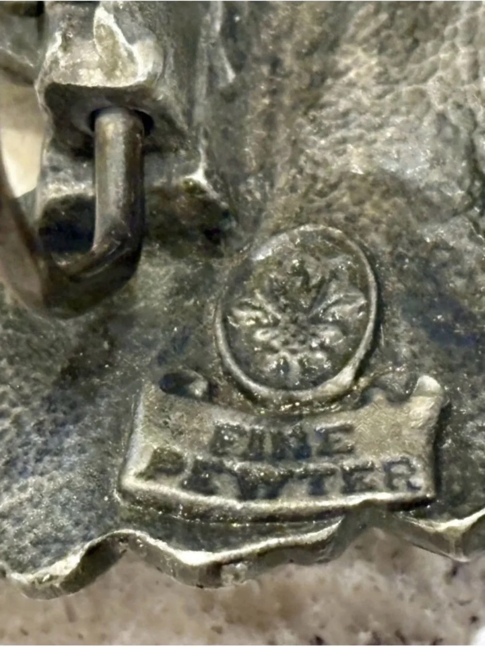 Vintage Vinegarroon Flying American Eagle Belt Buckle 1978 Pewter